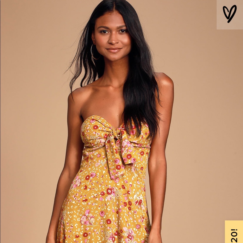 Lulu’s floral midi dress